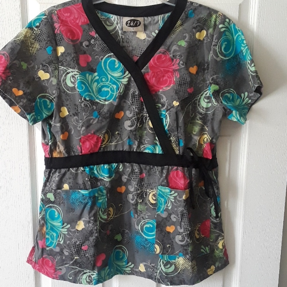 Two scrub Tops - WS Gear & 24/7 brand